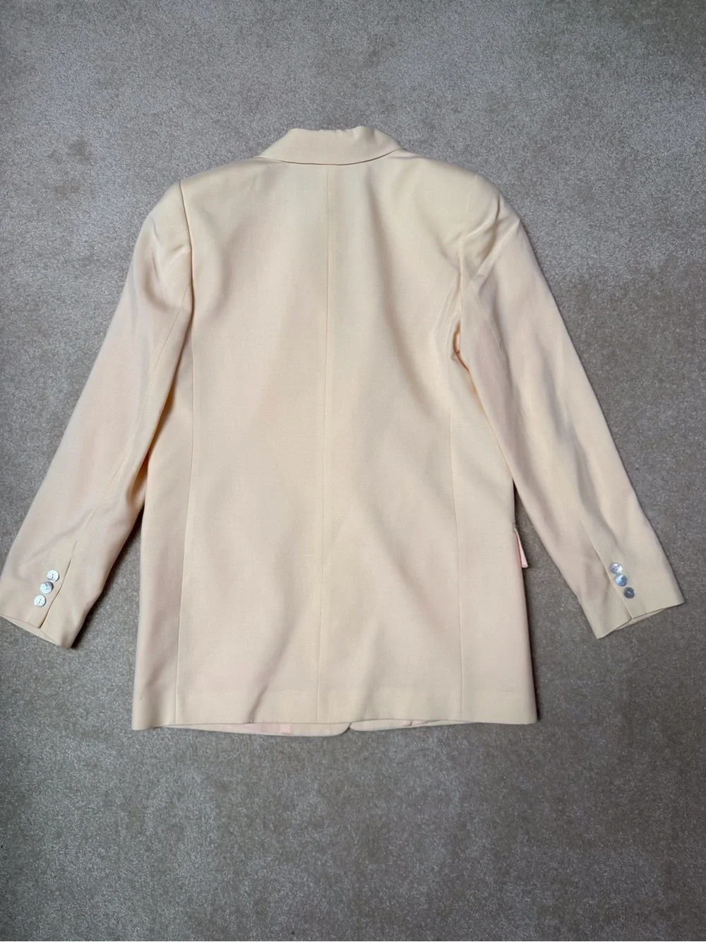 Linda Allard for Ellen Tracy Pale Lemon (Yellow) Jacket